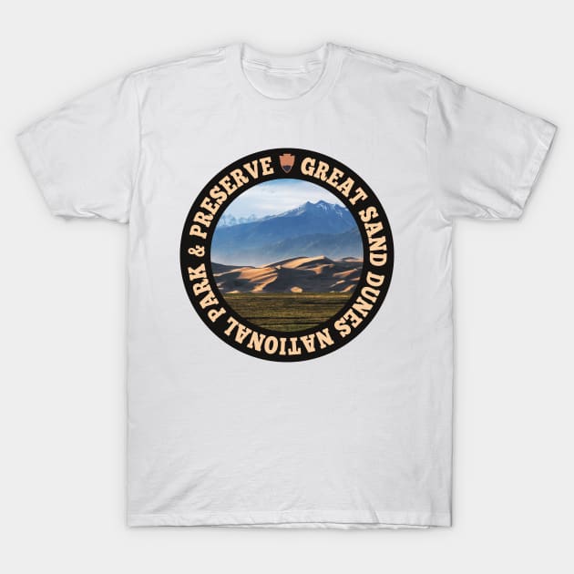 Great Sand Dunes National Park & Preserve circle T-Shirt by nylebuss
